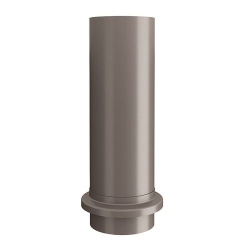 Lindab Steel Drain Shoe - 87mm Anthracite Metallic