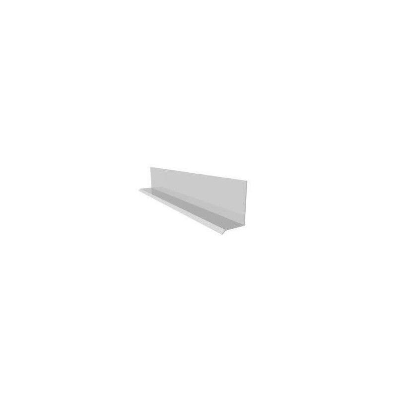 FloPlast Shiplap Cladding Drip Trim - 5mtr White