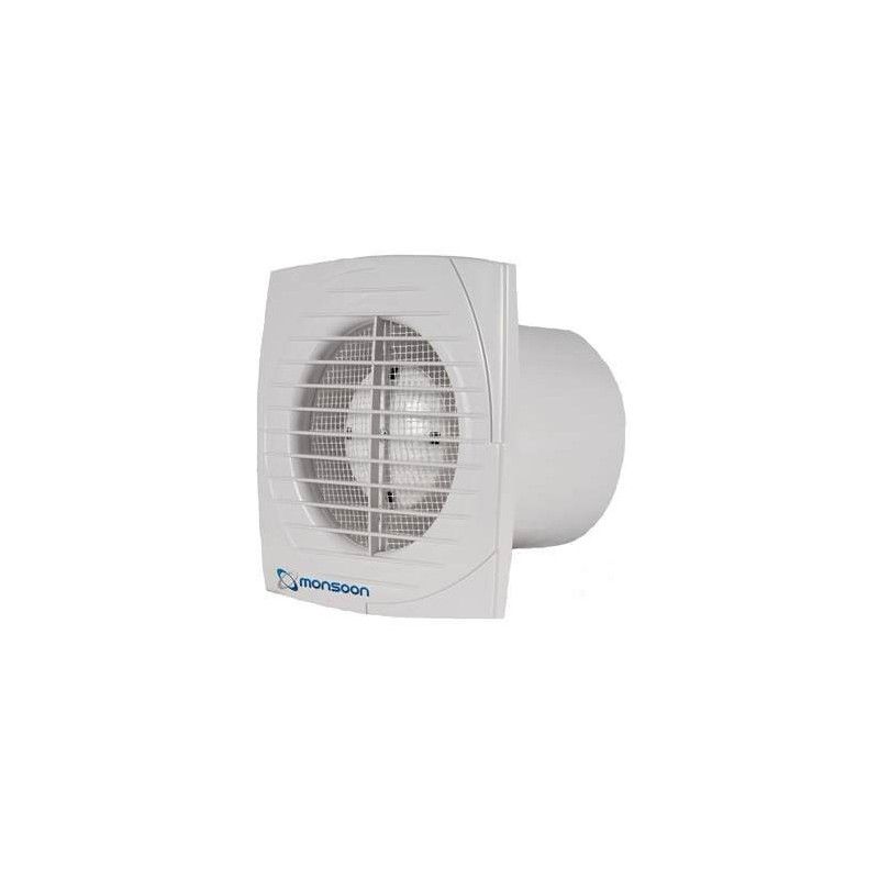Humidistat Kitchen/ Bathroom Fan with Pull Switch - 150mm