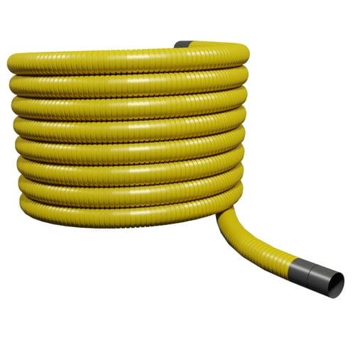 Flexi Underground Ducting Unperforated Gas - 63mm (O.D.) x 50mtr Yellow Coil