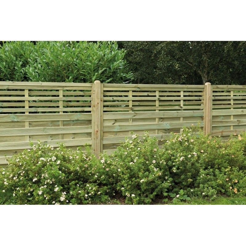 Pressure Treated Decorative Fence Panel - Kyoto - 1800mm x 1500mm