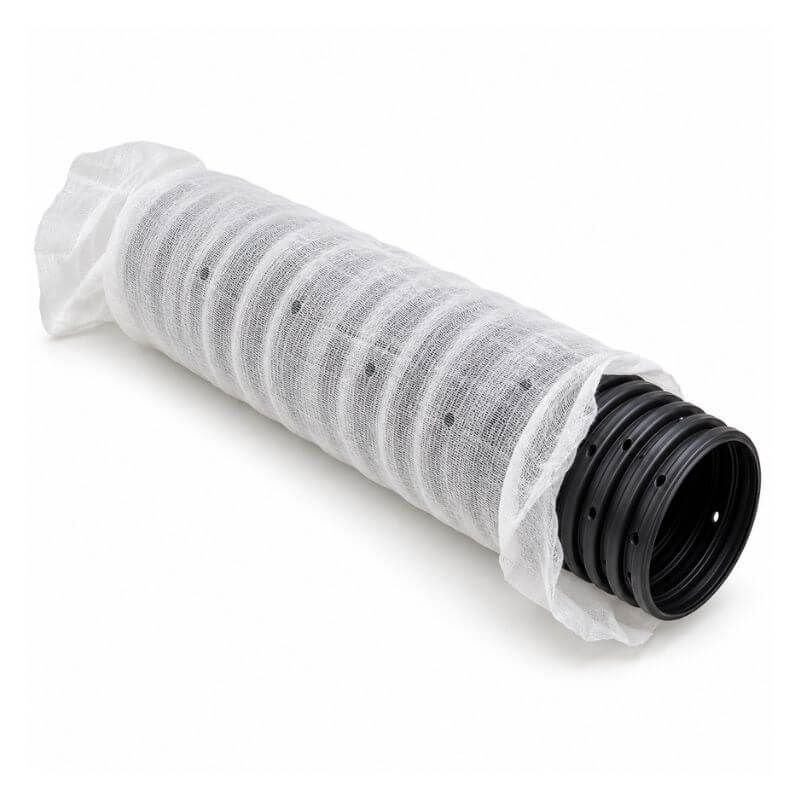 Land Drain Filter Sleeve - 100mm Diameter x 50mtr