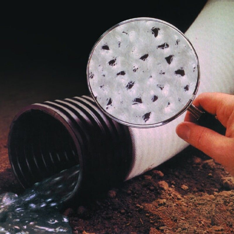 Land Drain Filter Sleeve - 160mm Diameter x 50mtr