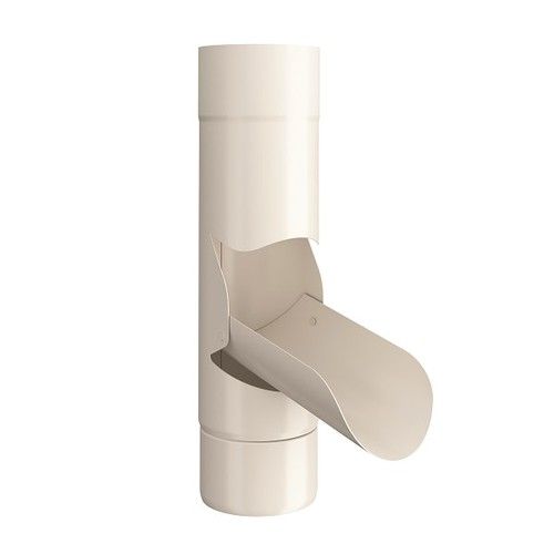 Lindab Steel Adjustable Diverter - 87mm Antique White