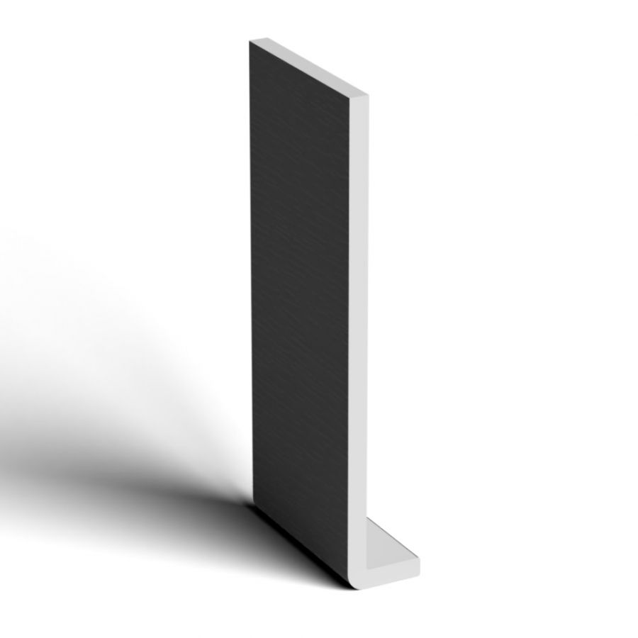 250mm Anthracite Grey Woodgrain Fascia Capping Board - 10mm x 5mtr