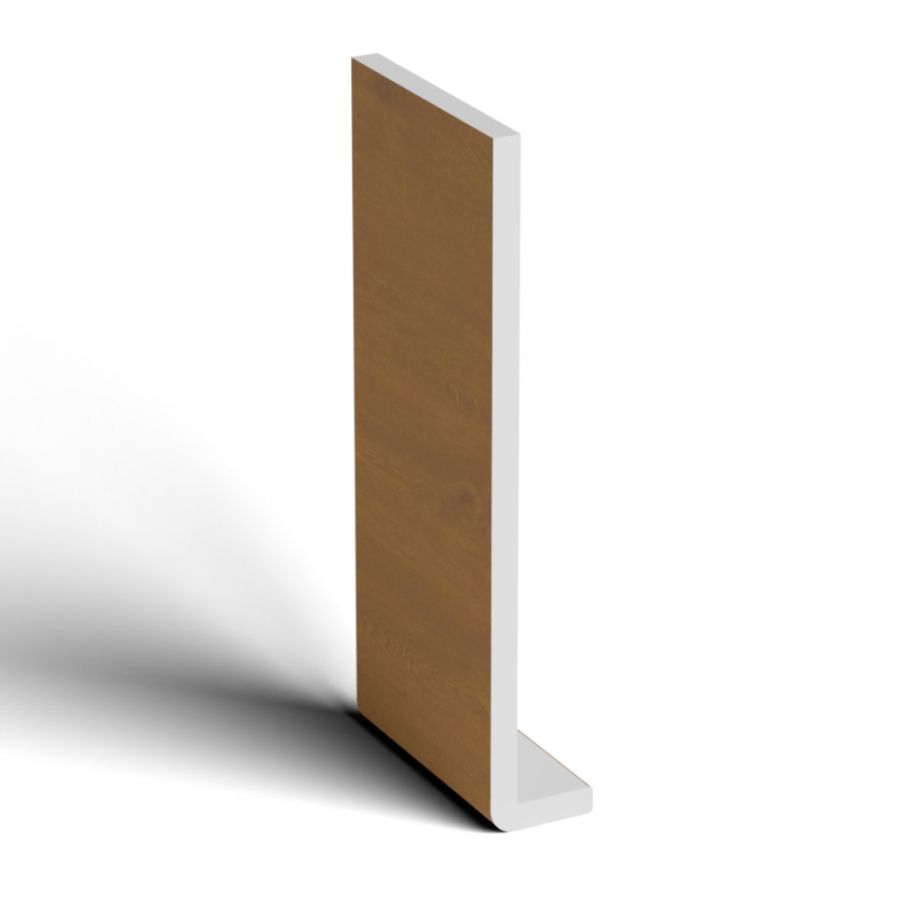 250mm Golden Oak Fascia Capping Board - 10mm x 5mtr - Pack of 2