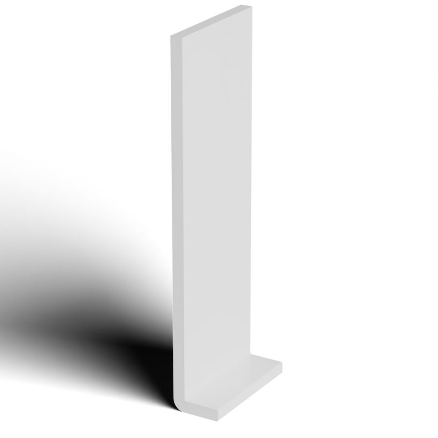 300mm White Fascia Capping Board - 10mm x 5mtr- Pack of 2