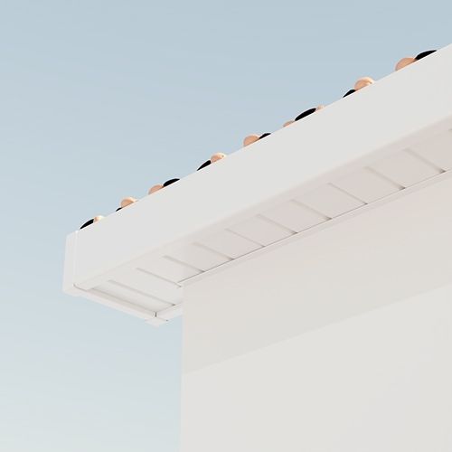 300mm White Fascia Capping Board - 10mm x 5mtr- Pack of 2
