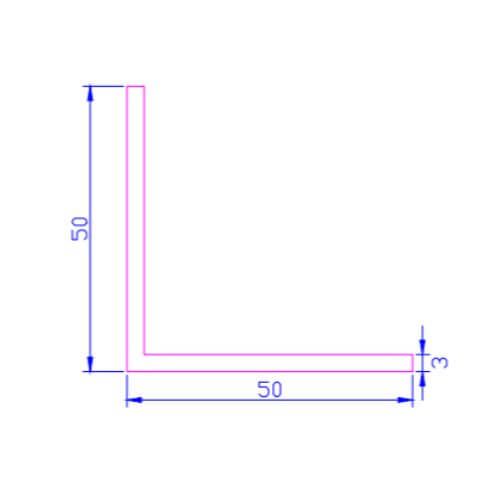 PVC Rigid Angle - 50mm x 5mtr Light Oak Woodgrain