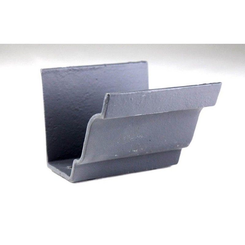 Cast Iron Moulded Ogee Gutter Union - 125mm Primed
