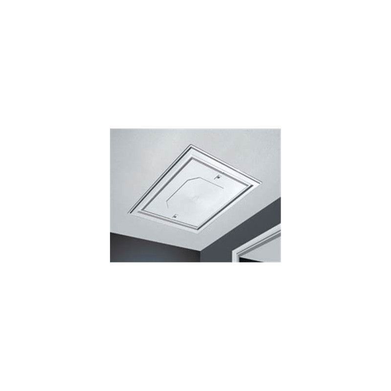 Loft Access Door Push Up Part L - 562mm x 562mm White Textured Finish