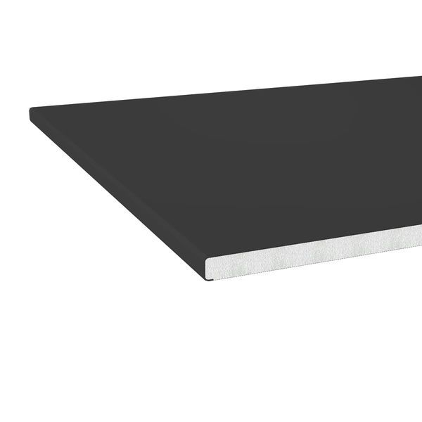 150mm Black Smooth Soffit Board - 10mm x 5mtr