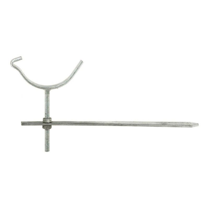 Cast Iron Beaded Half Round Gutter Rise & Fall Bracket - 115mm Galvanised
