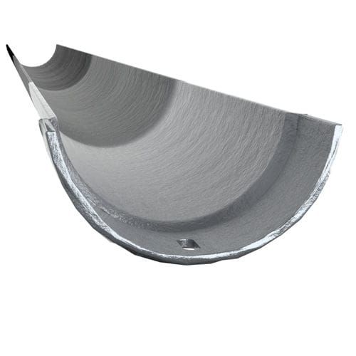 Cast Iron Half Round Gutter - 115mm x 1829mm Primed