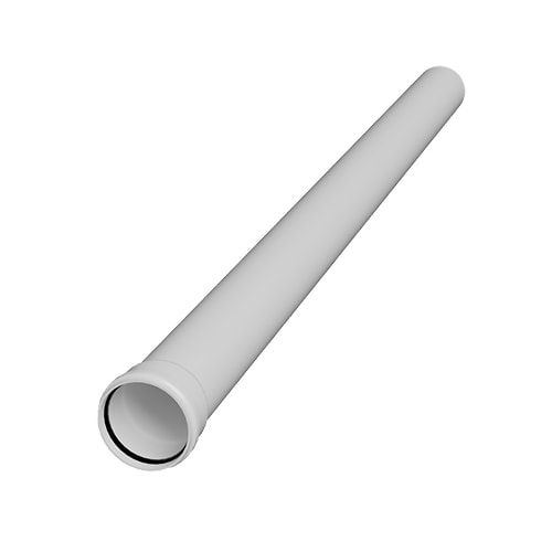 FloPlast 110mm Industrial/Xtraflo Downpipe Kit - Swan Neck - White
