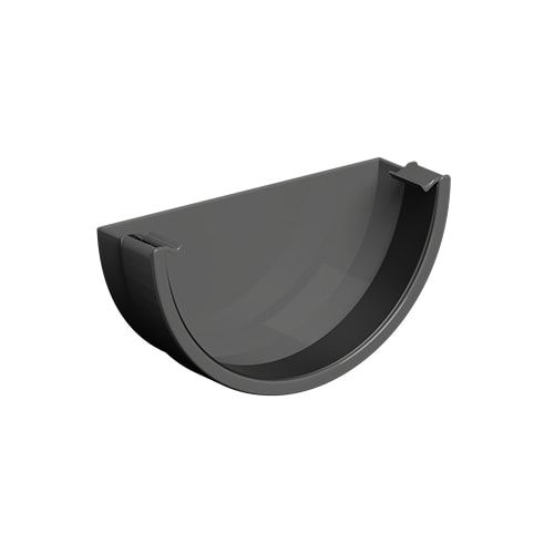 FloPlast 20mtr 170mm Industrial/Xtraflo Gutter Kit - Stopend Outlet - Grey