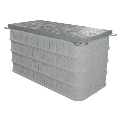 Stakkabox Duct Access Cover Concrete - for 1310mm x 610mm Chamber