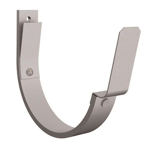 Lindab Steel Gutter 70mm Flex-Fit Fascia Bracket - 100mm Silver Metallic