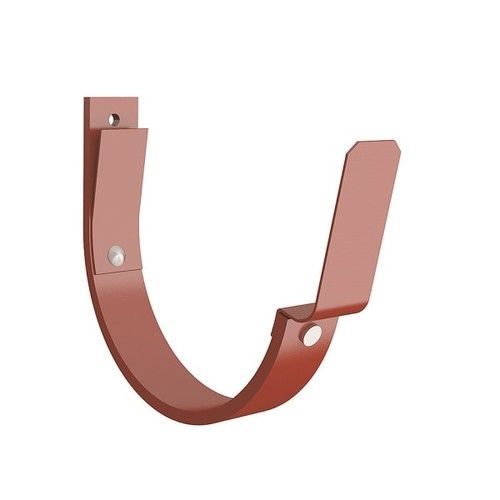 Lindab Steel Gutter 70mm Flex-Fit Fascia Bracket - 190mm Tile Red