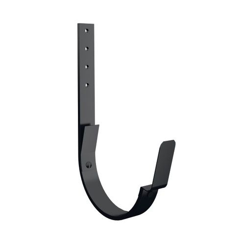 Lindab Steel Gutter 180mm Flex-Fit Rafter Bracket - 125mm Black