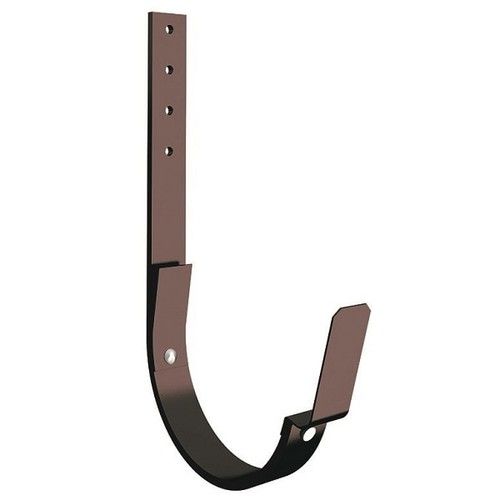 Lindab Steel Gutter 210mm Flex-Fit Rafter Bracket - 125mm Coffee Brown