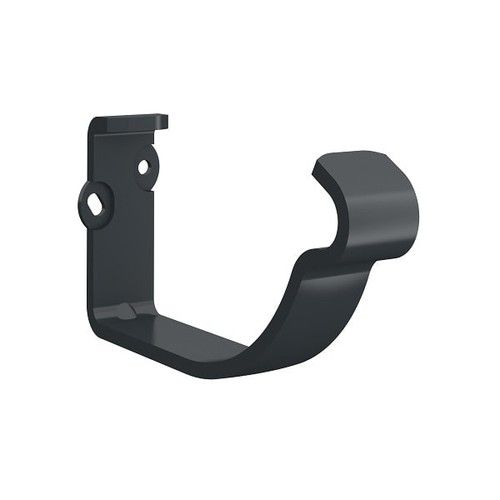 Lindab Steel Gutter Fascia Bracket - 125mm Anthracite Grey