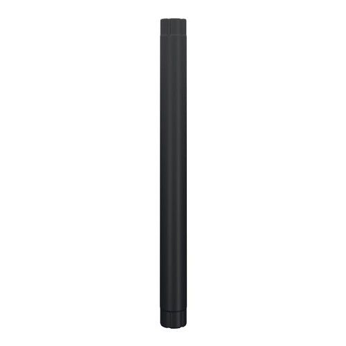 Lindab Steel Intermediate Downpipe - 75mm x 1mtr Matte Black
