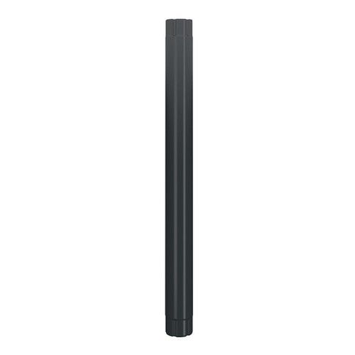 Lindab Steel Intermediate Downpipe - 87mm x 1mtr Anthracite Grey