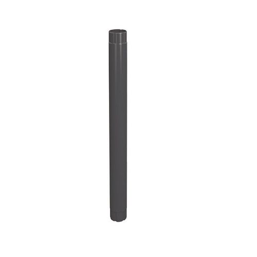 Lindab Steel Intermediate Downpipe - 87mm x 1m Graphite