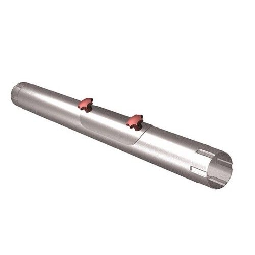 Lindab Steel Rod Access Downpipe - 75mm x 1mtr Silver Metallic