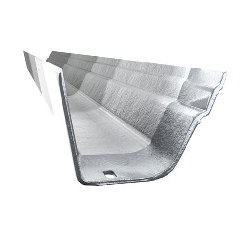 Cast Iron Notts Ogee Gutter - 115mm x 1829mm Primed