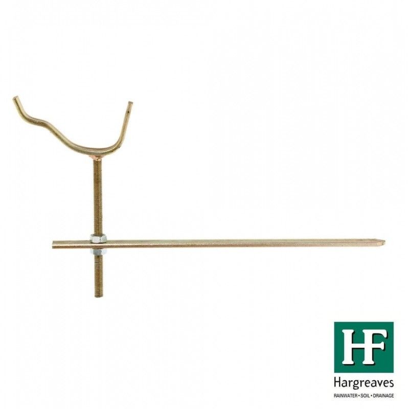 Cast Iron Ogee Gutter Rise & Fall Bracket - 100mm Galvanised