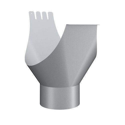 Lindab Magestic Steel Gutter Outlet 100mm - 190mm Galvanised