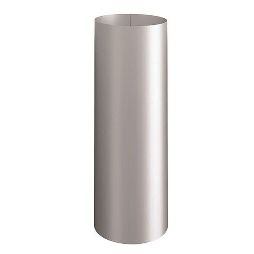 Lindab Steel Sliding Downpipe - 100mm Silver Metallic
