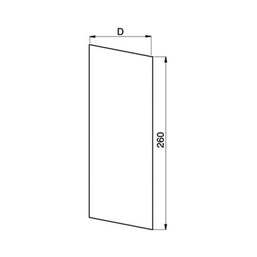 Lindab Steel Sliding Downpipe - 75mm Antique White