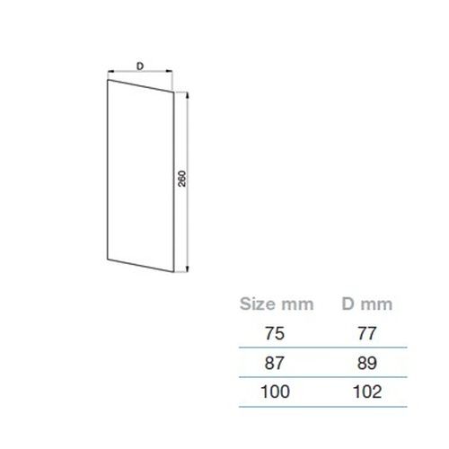 Lindab Steel Sliding Downpipe - 87mm Black
