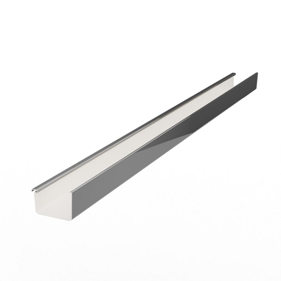 Galeco Square Industrial PVC Gutter Kit Galeco Grey - 135mm