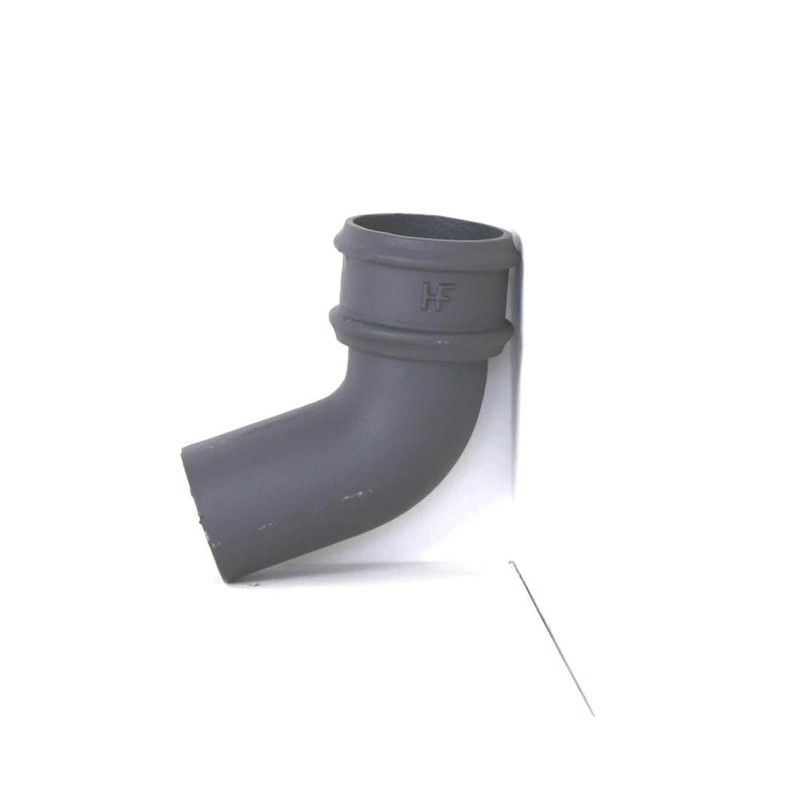 Cast Iron Round Downpipe Bend - 112.5 Degree x 100mm Primed