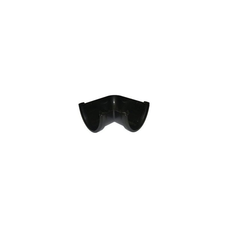 FloPlast Deepflow/ Hi-Cap Gutter Angle - 90 Degree x 115mm x 75mm Black