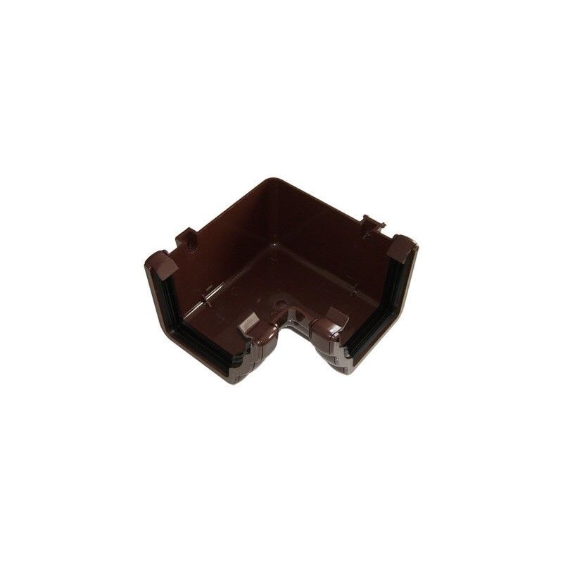 FloPlast Ogee Gutter Internal Angle - 90 Degree x 110mm x 80mm Brown