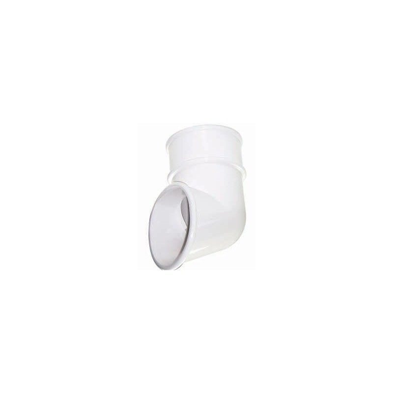 FloPlast Mini Gutter Downpipe Shoe - 50mm White