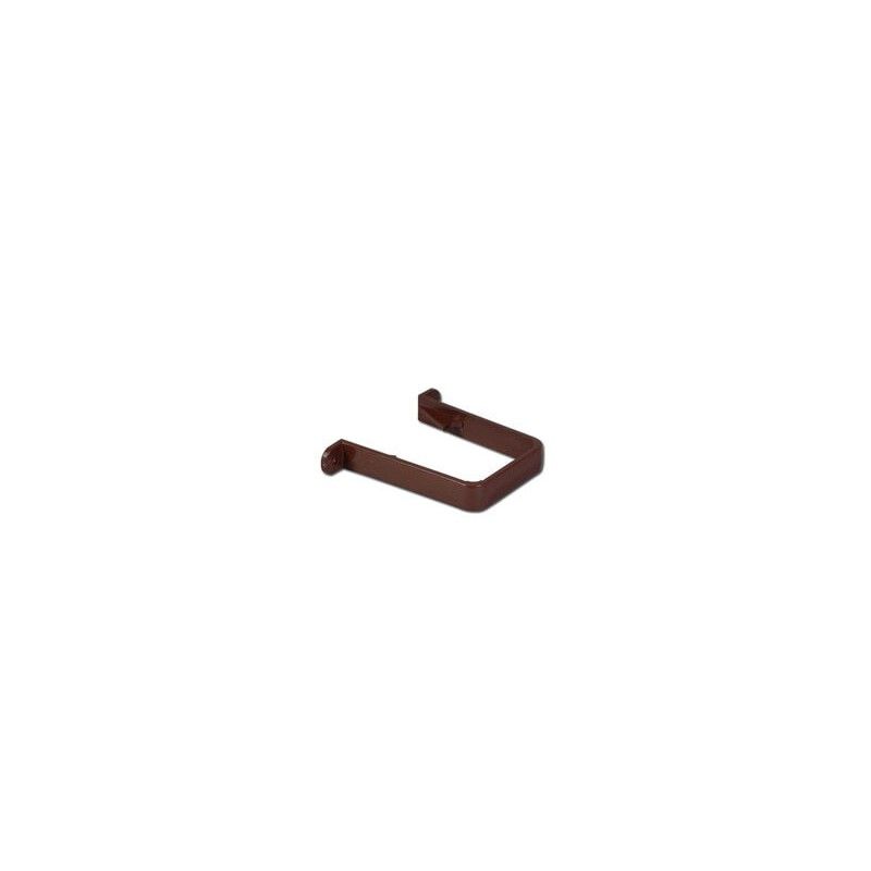 FloPlast Square Downpipe Clip - 65mm Brown