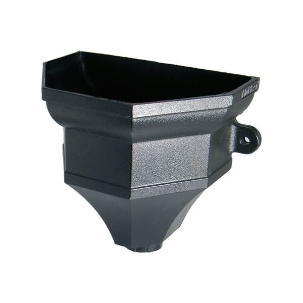 FloPlast Cast Iron Effect Ogee Gutter Hopper - 65/68mm - Pack of 2