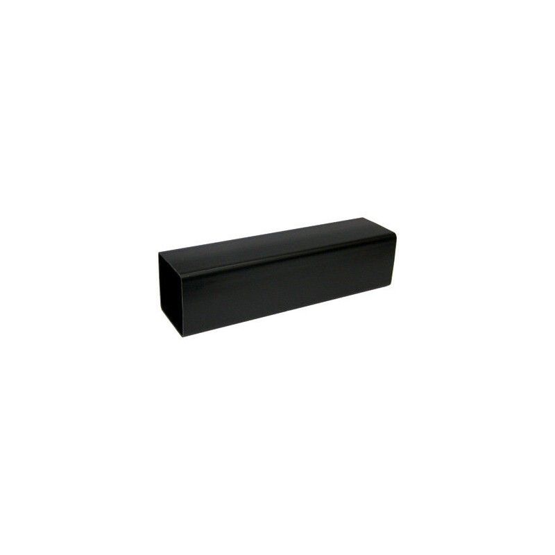 FloPlast Square Downpipe - 65mm x 5.5mtr Black