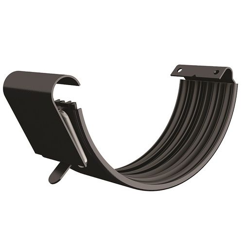 Lindab Steel Gutter Union - 100mm Black