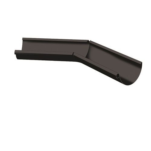 Lindab Steel Gutter Internal Angle 135 - 100mm Black