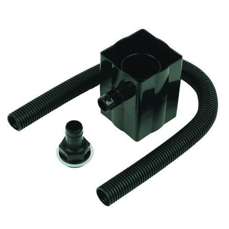 FloPlast Cast Iron Effect Square and Round Downpipe Rain Diverter