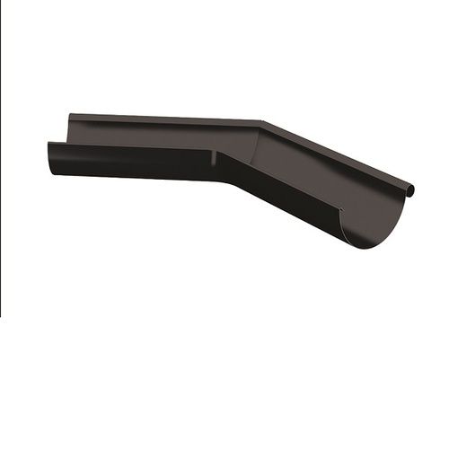 Lindab Steel Gutter External Angle 135 - 100mm Black