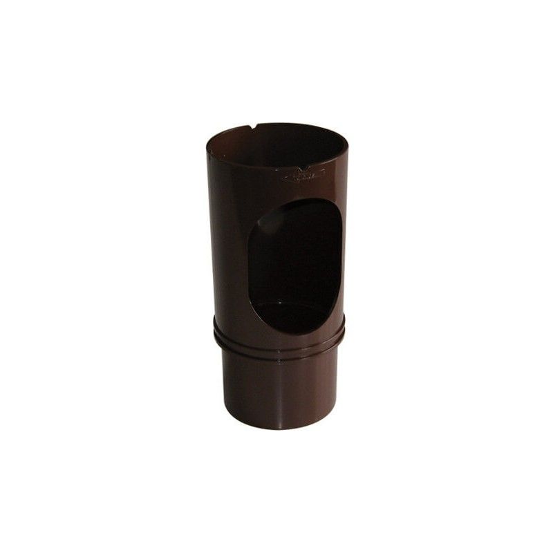 FloPlast Round Downpipe Access Pipe - 68mm Brown