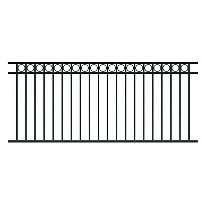 Steel Fortitude Fixed Railing Panel Circles - 2370mm x 1016mm